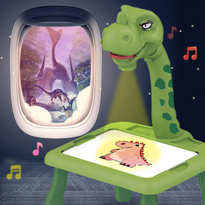 2023 yeni gelenler çocuklar beraberlik projektör çizim oyuncaklar masa oyuncak projeksiyon boyama makinesi ile müzik çocuklar için - Product Image 2