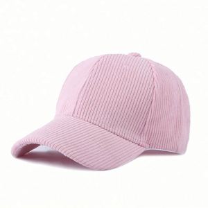 Casquette de baseball unisexe en velours côtelé de haute qualité, en gros, en stock, avec logo personnalisé, motif commun, 6 panneaux, pour l'extérieur - Product Image 6