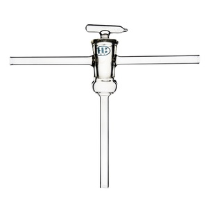 مختبر زجاجيات عالية فراغ L-شكل 3 محبس - Product Image 2