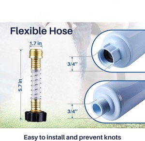 <span class=keywords><strong>Filtro</strong></span> RV in linea <span class=keywords><strong>filtro</strong></span> per l'<span class=keywords><strong>acqua</strong></span> da campeggio con tubo flessibile di protezione da viaggio <span class=keywords><strong>filtro</strong></span> per <span class=keywords><strong>acqua</strong></span> marino per tubo da giardino - Product Image 6