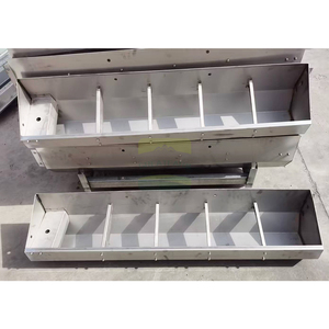 Uzun süre kullanım için Piglet besi için paslanmaz çelik Trough otomatik besleyici - Product Image 6
