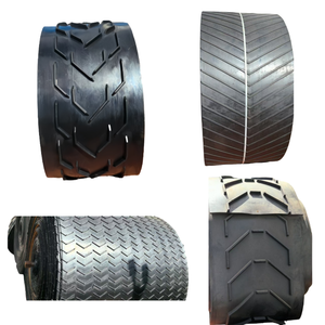 Contoh gratis harga murah disesuaikan Herringbone bermotif tidak licin sabuk tahan abrasi profil pemuatan Chevron sabuk konveyor - Product Image 2