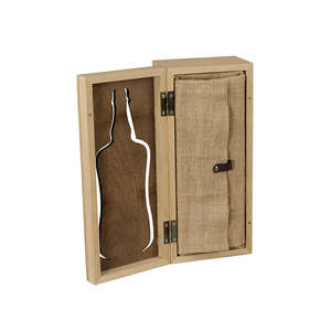 DS Hot Sale Custom Rectangle <b>Wood</b> Premium Single Luxury Laser Engrave Recyclable <b>Wine</b> <b>Box</b> for Gift - Product Image 3