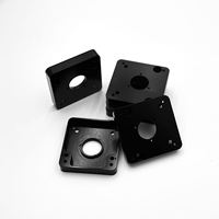 Boîtier électronique en acier inoxydable noir de haute qualité, usiné CNC, de différentes tailles, personnalisé, directement de l'usine, pour caméra