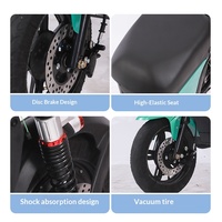 Trottinette électrique pour livraison de repas, moteur sans balais haute puissance, longue autonomie, 25 km/h