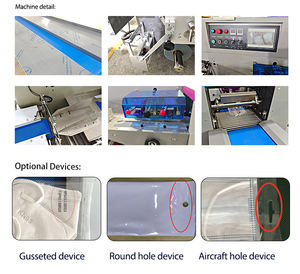 Máquina Envasadora Horizontal <span class=keywords><strong>de</strong></span> Toallitas <span class=keywords><strong>de</strong></span> Papel para Lactancia, Máquina <span class=keywords><strong>de</strong></span> Embolsado <span class=keywords><strong>de</strong></span> Ropa Protectora para Toallitas Sanitarias para Bebés - Product Image 2