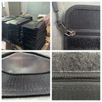 Sac de documents ignifuge avec logo personnalisé et bande réfléchissante pour le rangement au bureau