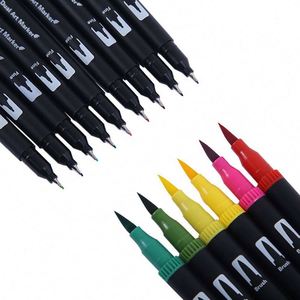 Rotulador de Doble Punta con Pincel para Acuarela, Nuevo Tipo, Precio Atractivo, con Logotipo Personalizado - Product Image 2