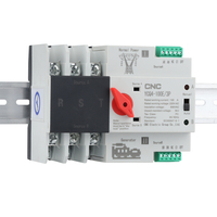 Disjoncteur Micro-Circuit YCQ4 ATS 2P 3P 4P 63A 220V, Interrupteur de Transfert Automatique à Double Alimentation, Interrupteur de Transfert Automatique