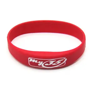 Custom Access Control Water Park Silicone Water-proof RFID Bracelet NFC Wristband For Theme Park