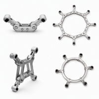 Accessoires pour lignes aériennes : Amortisseurs d'espacement pour conducteurs hexagonaux, anti-saut de fil