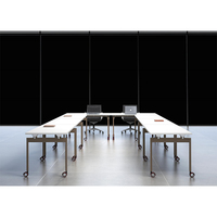 Mobilier de bureau moderne Panneau de particules Ordinateur de bureau 2/4/6/8 personnes Bureau pour 2/4/6/8 places Poste de travail