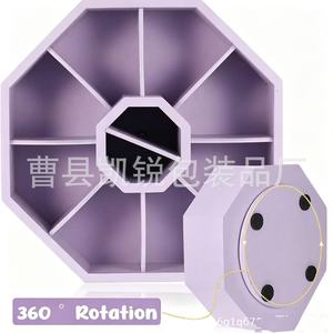 <b>Rotating</b> Pen Holder With Partitions Multi Functional <b>Desk</b> Storage Box For Pens Paintbrushes And Stationery Organizing - Product Image 5