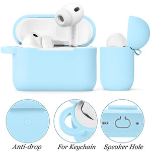 Funda Protectora <span class=keywords><strong>de</strong></span> Silicona para <span class=keywords><strong>Airpods</strong></span>, <span class=keywords><strong>Airpods</strong></span> Pro 2 y <span class=keywords><strong>3</strong></span> Generación, Cubierta para Auriculares, Funda Protectora para <span class=keywords><strong>Airpods</strong></span>, Cubierta <span class=keywords><strong>de</strong></span> <span class=keywords><strong>Carga</strong></span> a Prueba <span class=keywords><strong>de</strong></span> Golpes - Product Image 4
