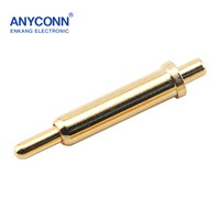 Connecteurs USB ANYCONN OEM personnalisés en laiton plaqué or haute précision, modèle 26 trous, fixation durable, broches mâles noires