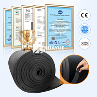 Matériaux d'isolation en mousse de caoutchouc NBR de classe 1, rouleau de feuille, conductivité thermique 0,031-0,034 W/(mK), isolation thermique
