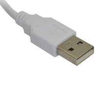 2025 3M pour Wii U Gamepad Câble de charge USB Accessoires de jeu blancs