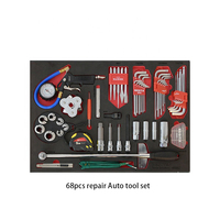 Chariot à outils de haute qualité à 8 tiroirs avec un ensemble d'outils à main CR-V de 400 pièces pour la réparation automobile