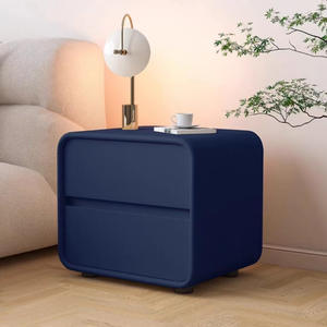 <span class=keywords><strong>Table</strong></span> <span class=keywords><strong>de</strong></span> chevet intégrée en bois massif, style crème, petite armoire moderne et armoire <span class=keywords><strong>de</strong></span> rangement pour chambre à coucher - Product Image 5