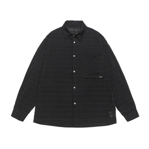 Plus Size Grote Dikke Mannen Katoenen Casual Shirt Jacquard Ademend Ontspannen Pasvorm Lange Oversized Mouw Borstzak 7XL 8XL 9XL 10XL - Product Image 4