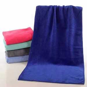 Lớn Vẻ Đẹp Nhà Sợi Nhỏ Vuông <span class=keywords><strong>Jacquard</strong></span> Khăn Màu Rắn Nước Thấm Khô Tóc Dày Nhanh Chóng Khô In Logo - Product Image 5