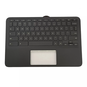 Repose-poignets pour ordinateur portable M47382-001 avec clavier pour HP Chromebook 11 G9 EE, noir, avec housse de protection pour clavier M47382-001 - Product Image 1