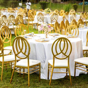 Sillas Chiavari de Metal Blancas de Lujo para Bodas y Eventos, Personalizables a Precio Económico - Product Image 2
