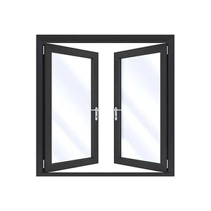 Fenêtre en aluminium à rupture de pont thermique, design moderne, personnalisable en usine, à bas <span class=keywords><strong>prix</strong></span>, anti-chute horizontale, à ouverture battante, avec isolation phonique - Product Image 6