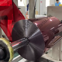 La feuille de plastique PET rouge transparente est utilisée pour le rouleau de film plastique thermoformage blister