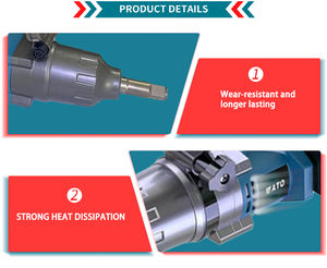 Nouvelle clé à chocs électrique sans fil industrielle à couple élevé, sans balais, pour la réparation automobile - Product Image 4