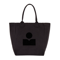 Sac fourre-tout pliable en toile brodée, grand format, vintage, durable, pour animaux de compagnie, plage, extérieur, ou livres universitaires (Corée) - Vente en gros