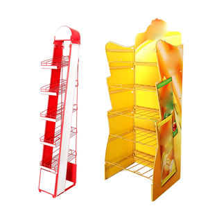 Vente en gros de snacks pour aliments Plateau détachable autoportant pour boulangerie Étagères commerciales Présentoir à pain - Product Image 2