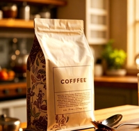 Sacs d'emballage pour café personnalisés gratuits avec valve et fermeture éclair, design unique pour grains de café de spécialité, vente au détail, attrayants