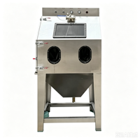 Cabine de sablage humide manuelle sans poussière, sablage à la vapeur d'eau haute efficacité pour le polissage des métaux
