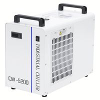 Prix usine 110V/220V refroidisseur d'eau industriel refroidi par air Machine CW 5200 compresseur de refroidissement de pompe à moteur petit Tube Laser CO2