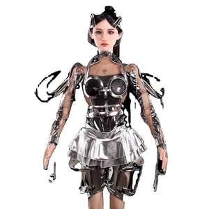 Thực tế ai thông minh dịch vụ điện tử Robot mannequin hiển thị Silicone đầu trình diễn thời trang robot 5g thông minh miễn phí vận chuyển - Product Image 6