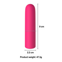 Vibrateur Mini Bullet en Silicone Liquide Rechargeable OEM, Produit pour Adultes, 13 Modes, Masseur Vibrateur Bullet pour Femmes, Vente en Gros