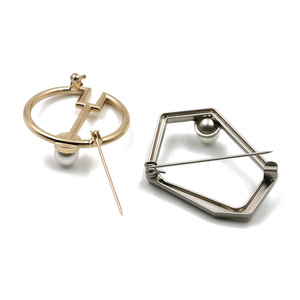 Bonne qualité Version coréenne de métal <span class=keywords><strong>perle</strong></span> écharpe décorative châle tous <span class=keywords><strong>les</strong></span> coins boutons de manchette noués trois boutons - Product Image 5
