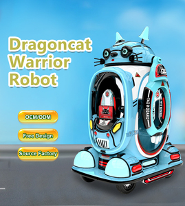 Đồng tiền hoạt động dragoncat đi bộ <span class=keywords><strong>Robot</strong></span> Arcade trò chơi máy điện vui chơi lái xe <span class=keywords><strong>robot</strong></span> với 1 năm bảo hành - Product Image 2