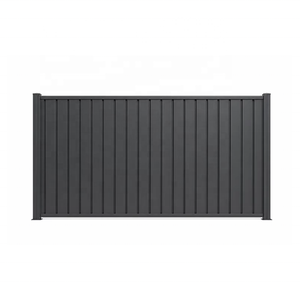 Pannelli per <span class=keywords><strong>Recinzione</strong></span> Moderni in Lega di Alluminio Nera, Alta Privacy, Finitura Verniciata a Polvere, Impermeabili, Antiruggine, Dimensioni e Colore Personalizzabili - Product Image 6