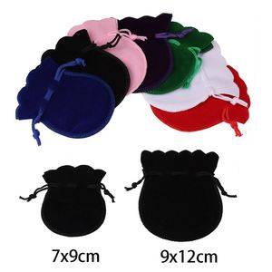 Sac cadeau de luxe en velours en forme de gourde, sac à bonbons de Noël recyclable avec cordon de serrage, pochettes à bijoux pour mariage - Product Image 6