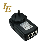 Inyector PoE LE 48V 0.5A 24V 1A 12V 0.8A 30V 1.1A, Alimentación a través de Ethernet, Certificado CE, en Stock