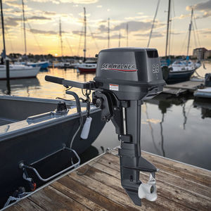 畅销2缸强力舷外机输出船用发动机后舵控制装置，适用于小型渔船和工作船 - Product Image 5