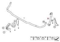 Stabilisateurs SHAKLON, biellettes arrière pour BMW, biellettes de barre stabilisatrice, qualité OE, ajustement précis avec bagues durables, pièces à montage direct
