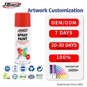 FIBSHIELD 200ml <span class=keywords><strong>Peinture</strong></span> en aérosol multi-usages pour graffitis |   Non toxique, séchage rapide, large choix de couleurs et commandes personnalisées - Product Image 1