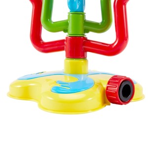 Triplice anello con irrigazione ad acqua rotante per bambini che giocano all'aperto con velocità e pressione regolabili per attività estive divertenti e Splash - Product Image 6