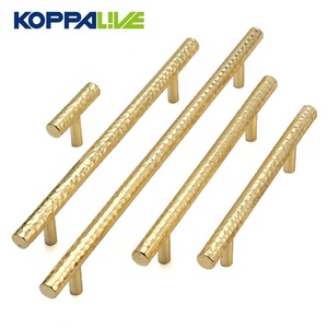 Koppalive búa kết thúc handmade vàng dài rắn brass xử lý và knobs cho ngăn kéo tủ nhà bếp - Product Image 6