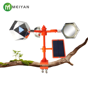 鳥よけ装置 鳥よけ反射板 回転式風力駆動鳥よけ反射装置 鳥、鳩、キツツキを寄せ付けない - Product Image 1