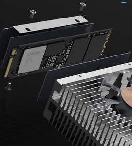 M.2 2280 NVMe SSD теплоотвод из алюминиевого сплава рассеивающий радиатор Тепловая площадка ARGB - Product Image 5