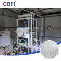 Máquina de Hielo en Tubo para Producción Comercial a Gran Escala de Alimentos y Bebidas, Ahorro de Energía, Controlada por PLC, con Motor de Alto Rendimiento y Rodamientos de Alta Resistencia